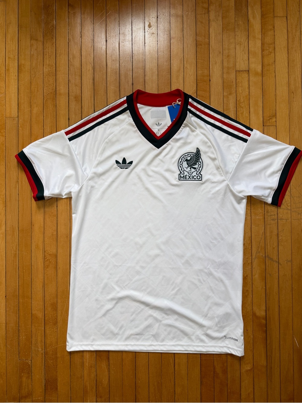 NWT Adidas Mexico 26 Away Authentic Jersey White JY5538 Men’s Sz. M